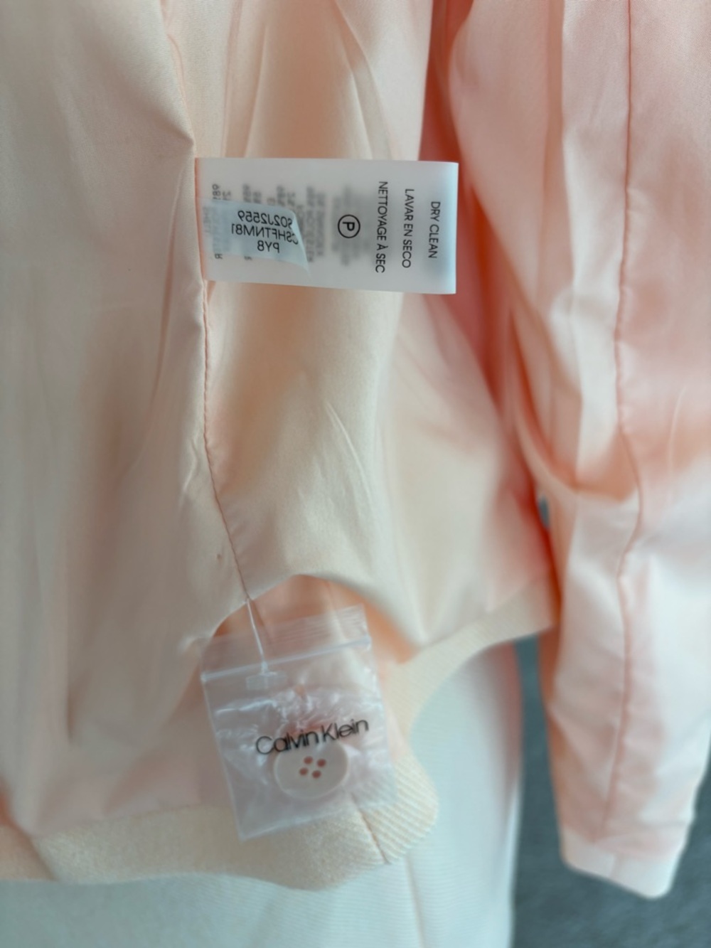 Calvin Klein Women's Peach Blazer & Pencil Skirt Suit - Picture 8 of 11